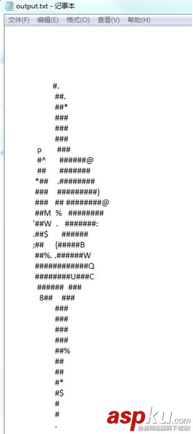 python,Opencv,图片转为字符画,字符画