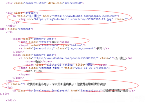 使用Python抓取豆瓣影评数据的方法 Python,抓取,豆瓣影评