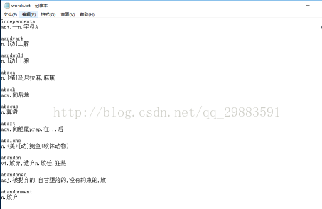 python,文件,单词,提取