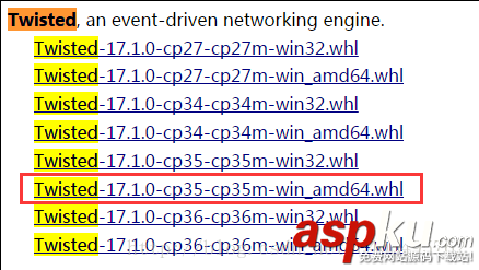 Python3安装Scrapy,Python安装Scrapy