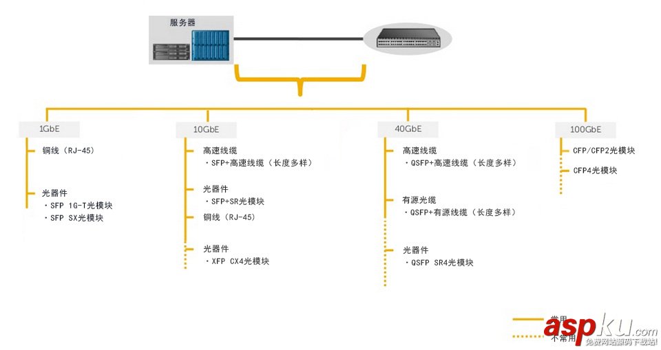 存储区域网络,光模块,光纤跳线