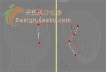 3DsMAX7.5毛发新功能实例：曲线定制发型