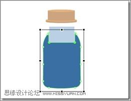 Flash绘图功能制作奶瓶标志