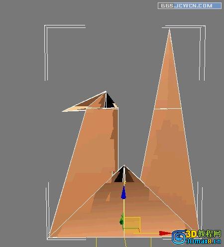 3Dmax制作千纸鹤多边形建模教程