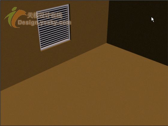3DsMAX实例：窗格透光效果模拟