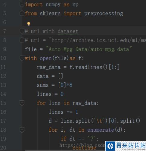 python处理分隔符的数据集