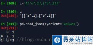 pandas处理json数据