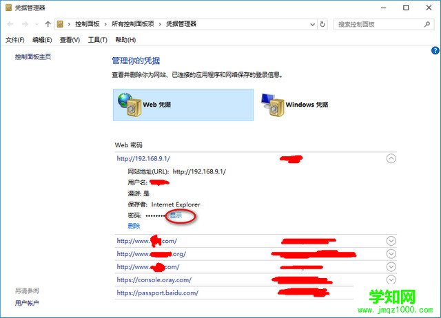 IE11浏览器怎么查看Cookies保存的密码(WIN10)