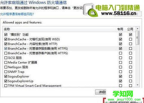Win8如何设置允许程序通过防火墙