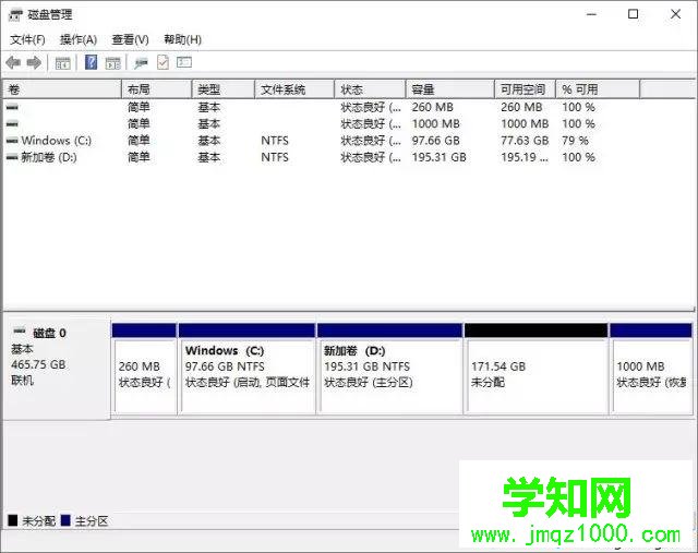 预装win10系统Thinkpad笔记本只有一个C盘怎么分区 预装win10系统Thinkpad笔记本只有一个C盘怎么分区