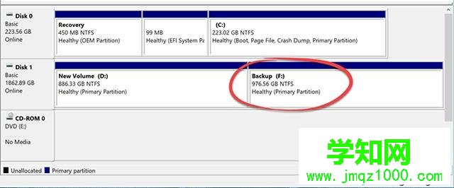 给Windows10专业版系统分区的方法
