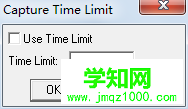 勾选“Use Time Limit”