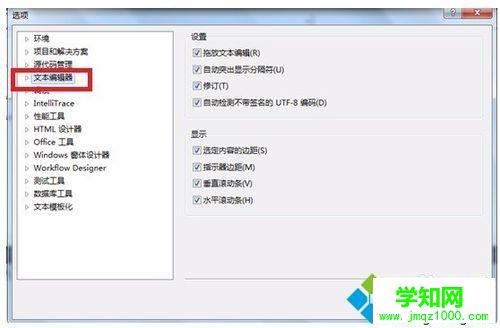 windows10系统下VS2010设置显示行号的步骤3