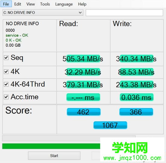 显示为service-ok，无法识别SSD型号