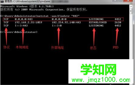 win10系统下如何查看端口被哪个进程占用