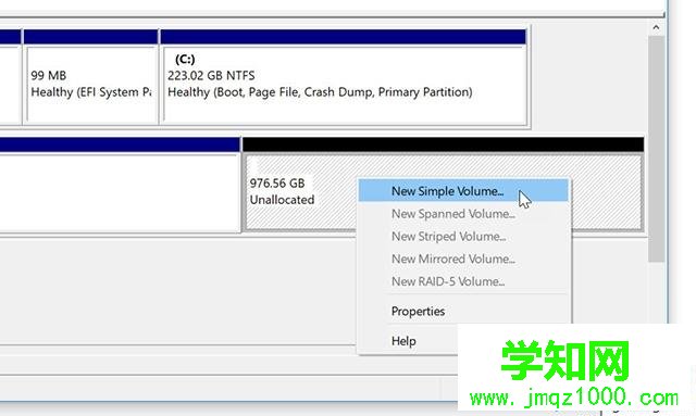 给Windows10专业版系统分区的方法