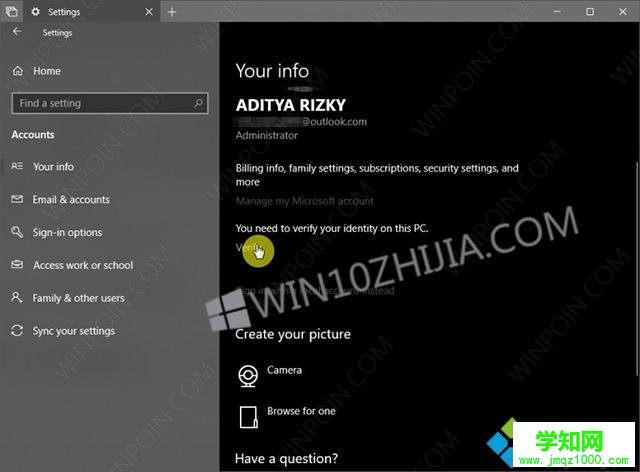 Win10系统怎么验证Microsoft帐户|Win10系统验证Microsoft帐户的方法