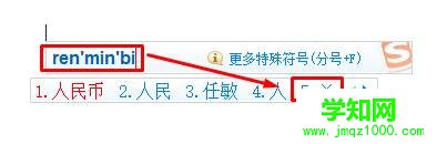 直接打 renminbi 
