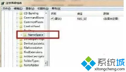找到Namespace