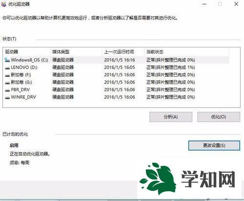 优化各个磁盘