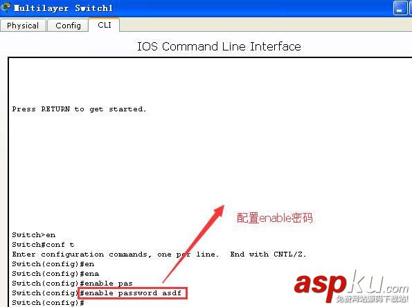 cisco,交换机,telnet