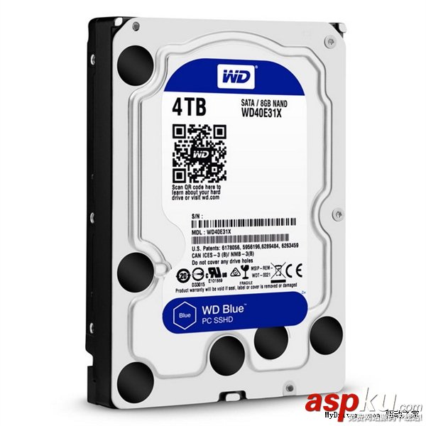 西数,4TB,蓝盘,5400转