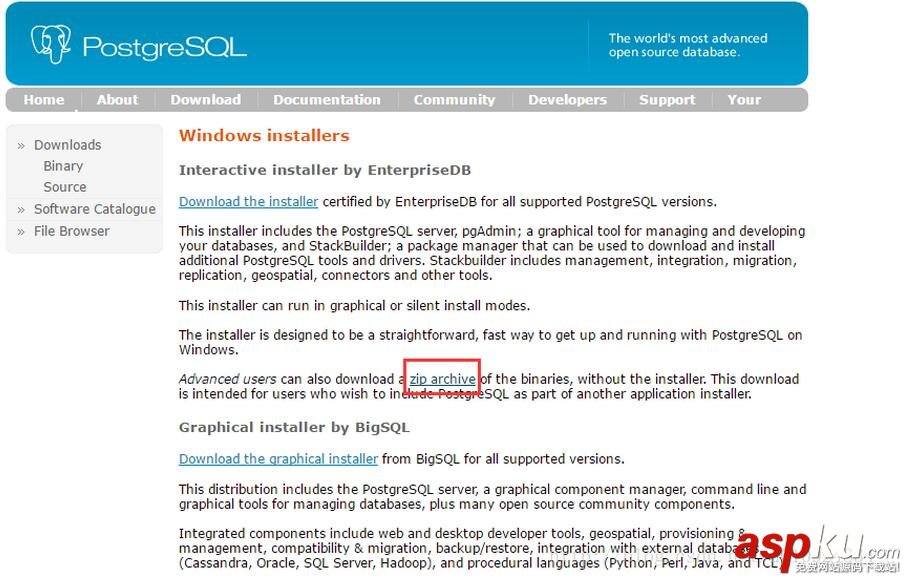 Windows,PostgreSQL