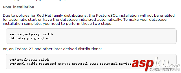 Linu,CentOS7,PostgreSQL9.3