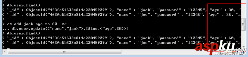 MongoDB入门教程之细说MongoDB数据库的增删查改操作