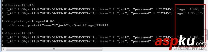 mongodb增删改查,mongodb的增删改查