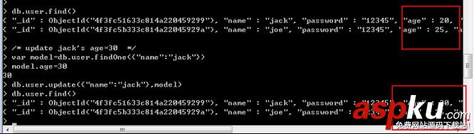 mongodb增删改查,mongodb的增删改查
