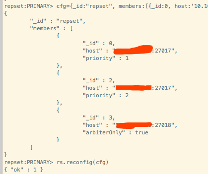MongoDB,仲裁节点