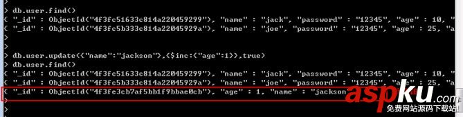 mongodb增删改查,mongodb的增删改查