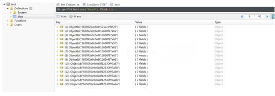 mongodb使用c#驱动数据插入demo mongodb,c#,驱动数据