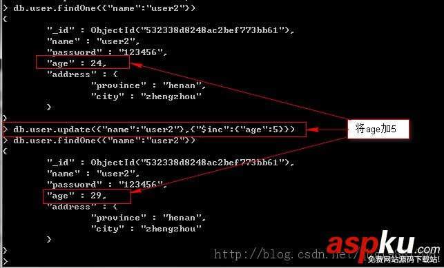 MongoDB数据库插入、更新和删除操作详解