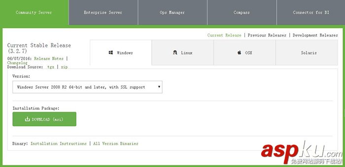 window下安装mongodb,window,mongodb