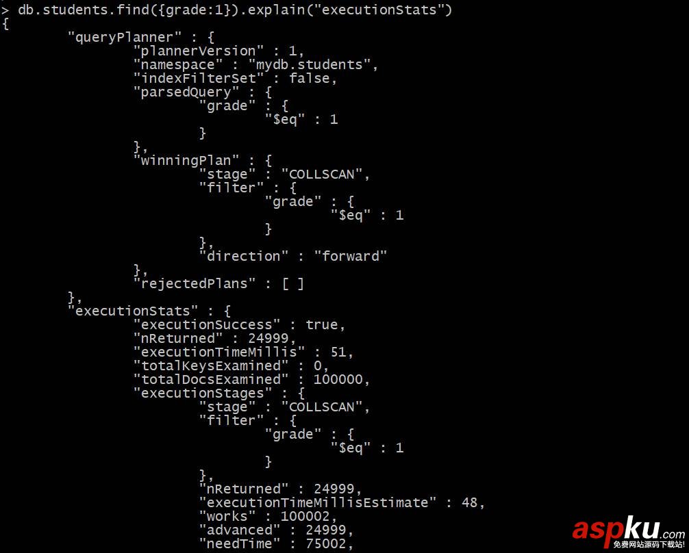 mongodb,查询耗时,查询记录,查询