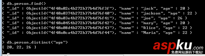 mongodb,聚合