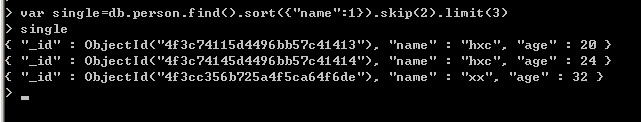 mongodb,聚合