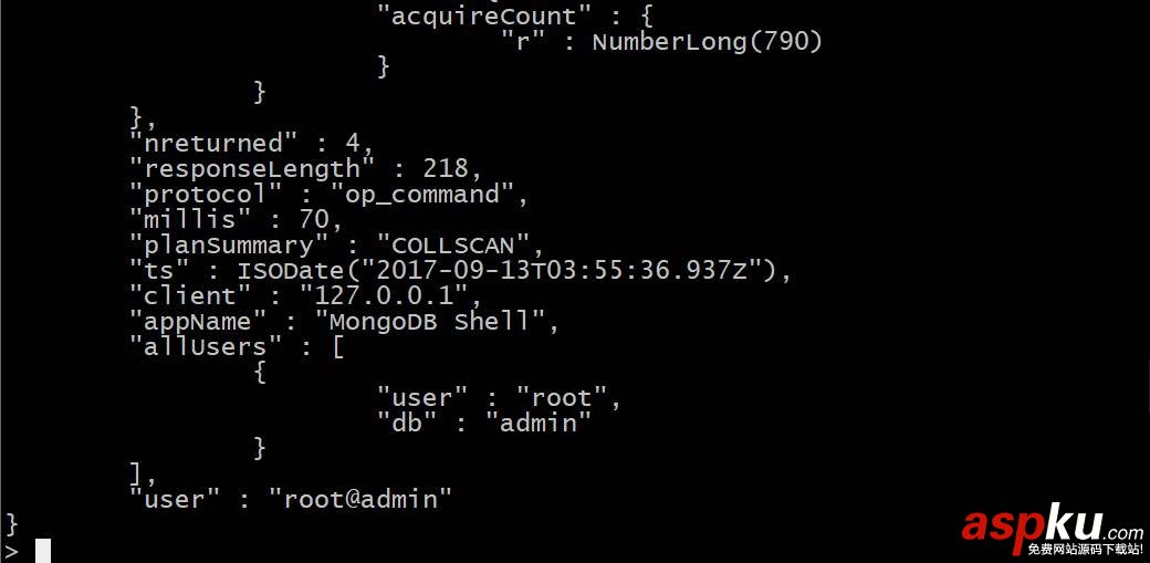 mongodb,查询耗时,查询记录,查询