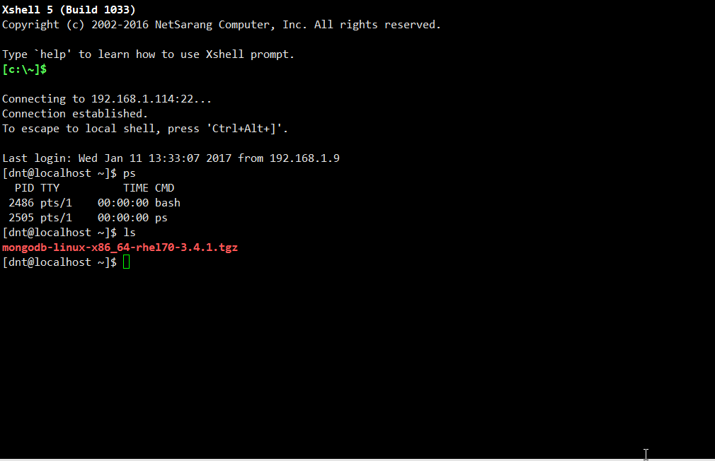 CentOS,安装,Mogodb