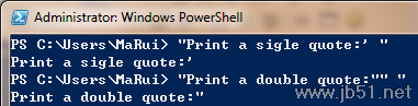 探索PowerShell(十五) 引号与转义字符 引号,转义字符,PowerShell