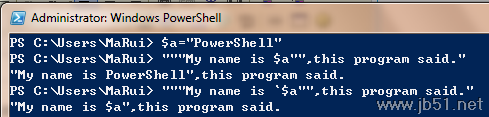 探索PowerShell(十五) 引号与转义字符 引号,转义字符,PowerShell