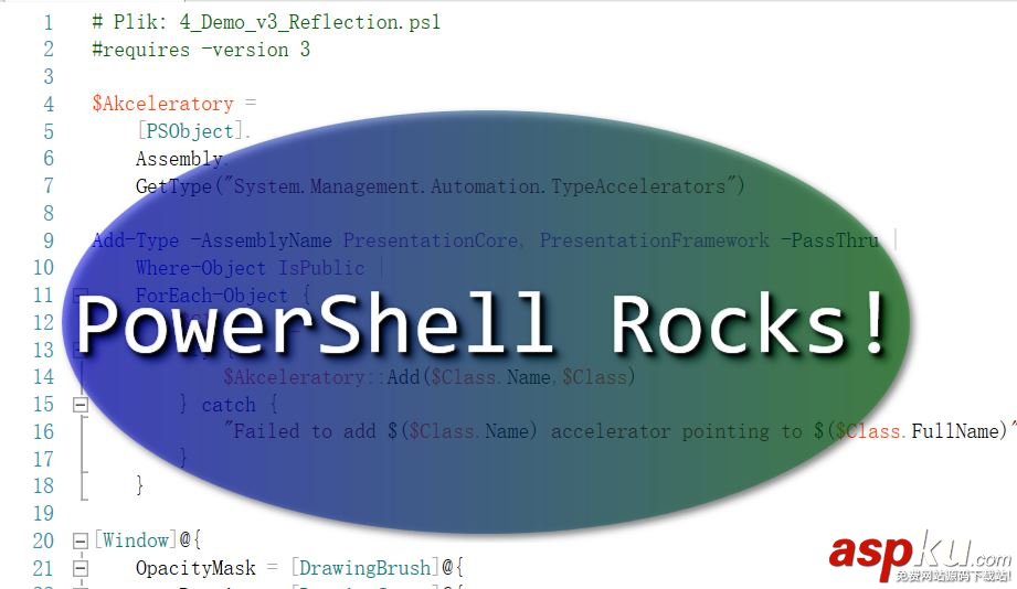 PowerShell,调用,WPF
