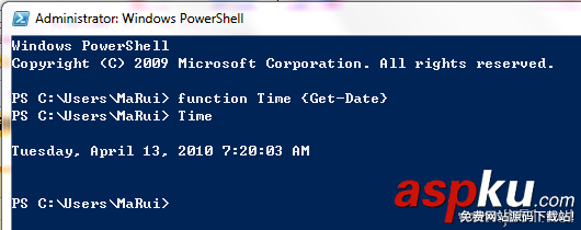 PowerShell,函数