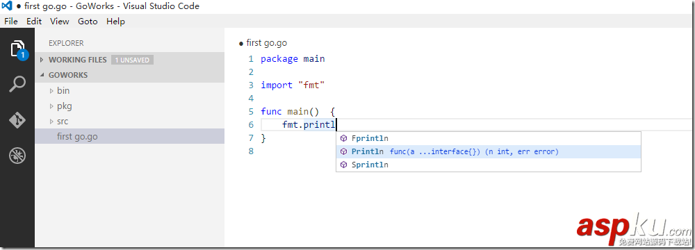 GO开发环境,VisualStudioCode