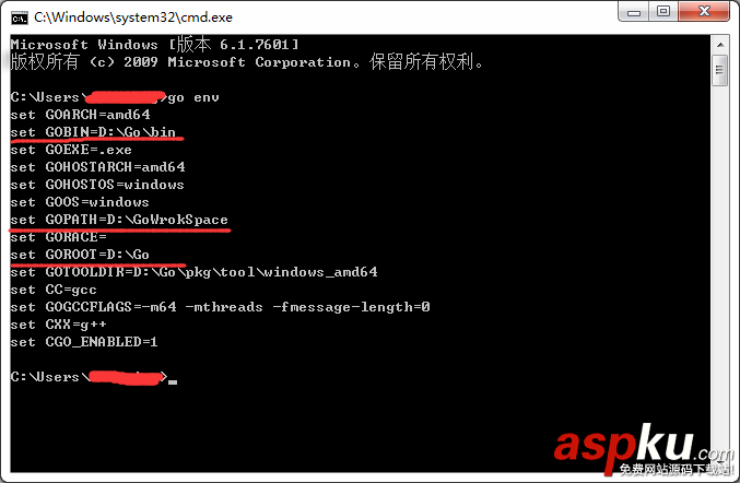 Win7,搭建Go开发环境
