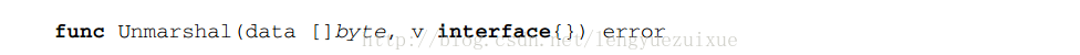 Go语言,JSON
