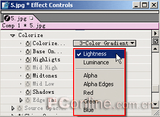 After effects 7.0实例教程－打造云层光线流动 武林网