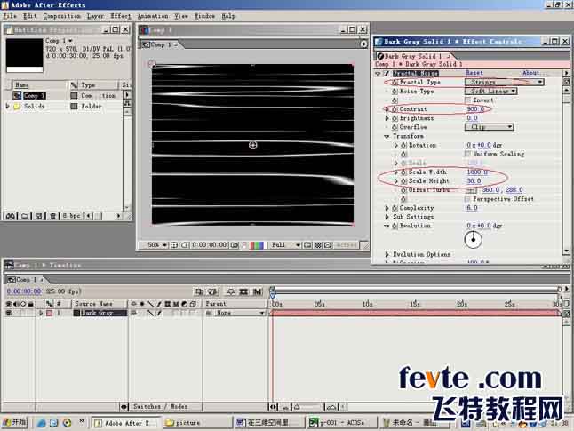AE制作三维空间感光线 飞特网 AE实例教程